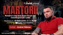 Andrei Năstac, românul care face legea în cel mai violent sport din lume, invitat la MARTORII – duminică, 22 februarie, ora 19:00