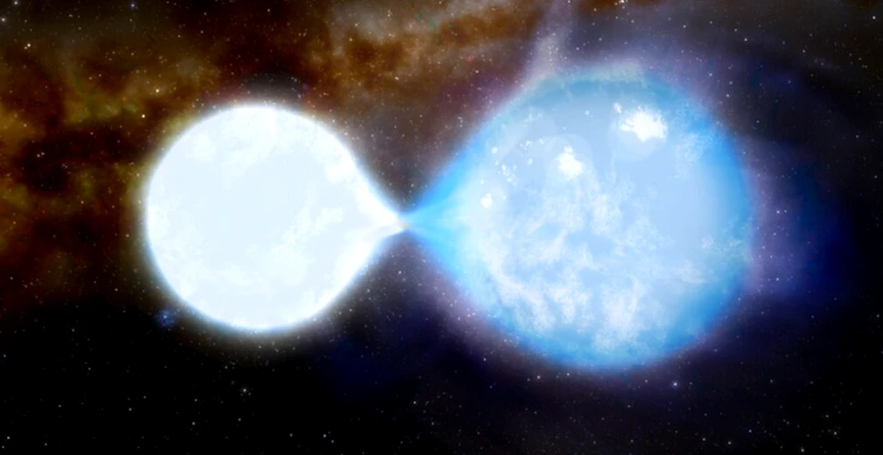Două dintre cele mai masive stele descoperite vreodată vor fuziona și vor deveni găuri negre