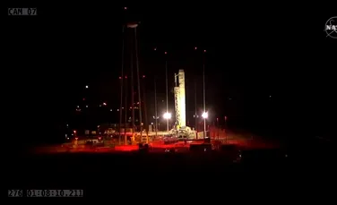 Lansarea unei capsule cu provizii și echipamente către Staţia Spaţială Internaţională, anulată în ultimele minute