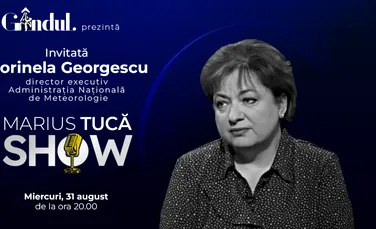 Marius Tucă Show începe miercuri, 31 august, de la ora 20.00, live pe gândul.ro