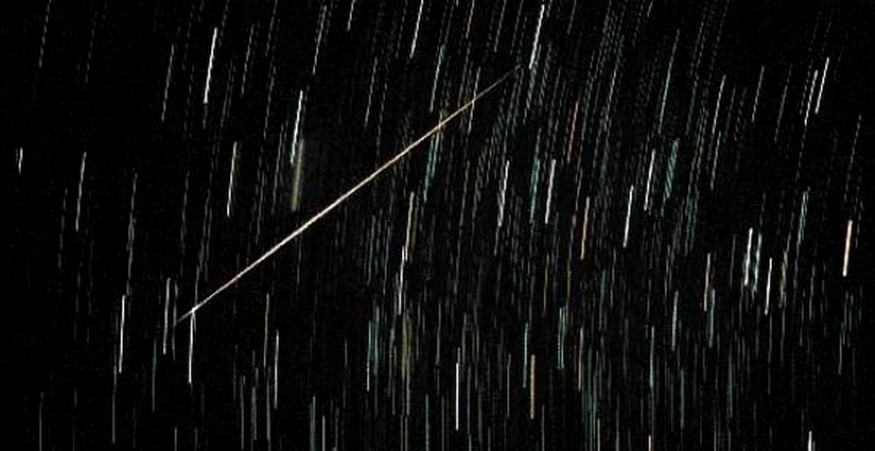 Ploaia de meteori, vizibila in aceasta noapte in Romania