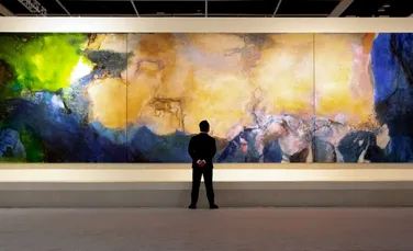 O lucrare abstractă a pictorului chinez Zao Wou-Ki, vândută cu un preţ record de 65 de milioane de dolari