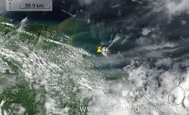 Un vulcan din Papua Noua Guinee a erupt, bombardând satele din zonă