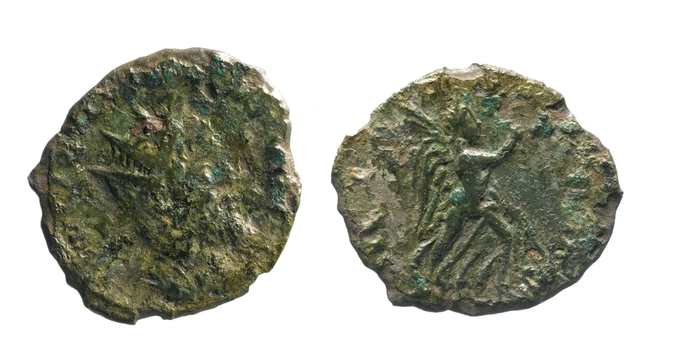 Arheologii au descoperit o monedă romană foarte rară a unui împărat roman uzurpator