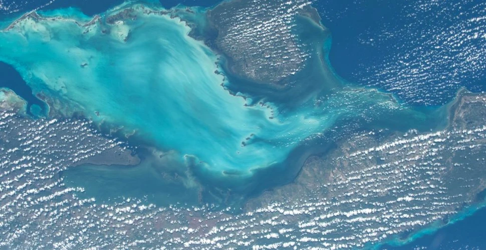 Cum arată Marea Caraibelor, admirată de pe Staţia Spaţială Internaţională