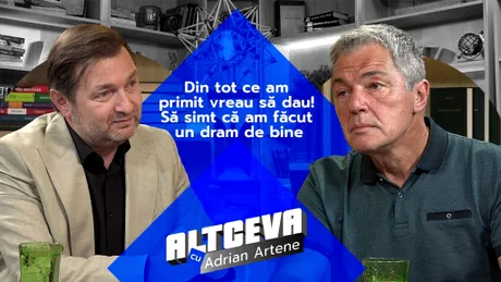 Actorul Adrian Păduraru a renunțat la atletism, handbal și medicină pentru teatru. Urmărește cel mai nou episod al podcastului „Altceva cu Adrian Artene”