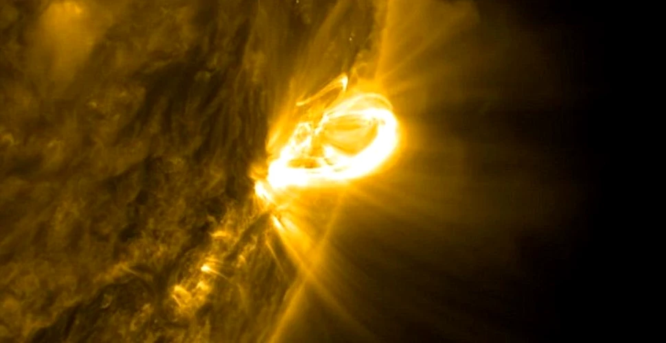 Fenomen astronomic IMPRESIONANT: Arcadele masive proiectate de Soare au putut fi urmărite şi de pe Pământ