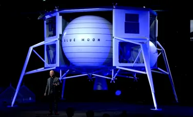 Jeff Bezos a prezentat nava care ar duce oameni şi echipamente pe Lună, în 2024 – VIDEO