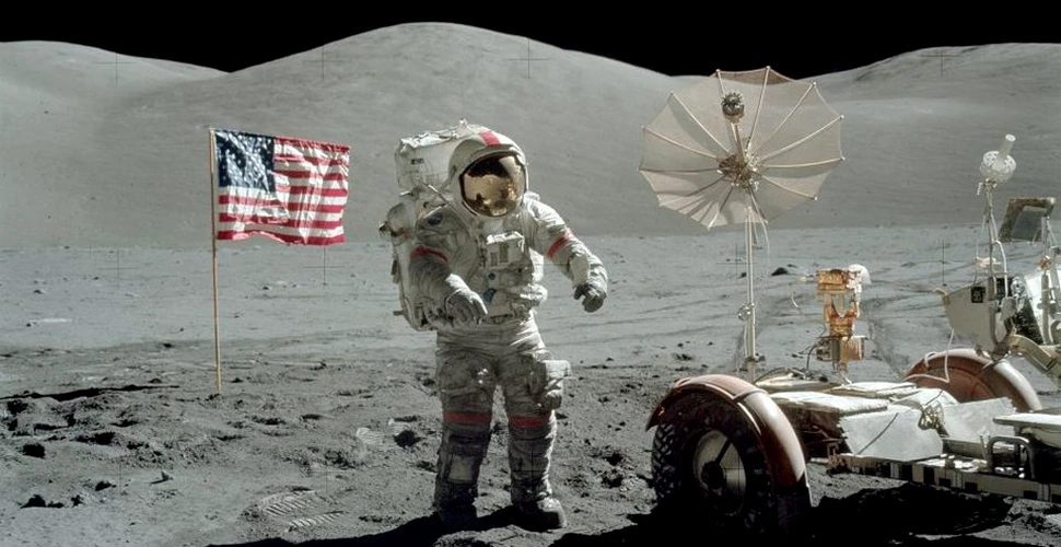 O mostră de rocă adusă de misiunea Apollo 14 de pe Lună ar proveni de pe Pământ