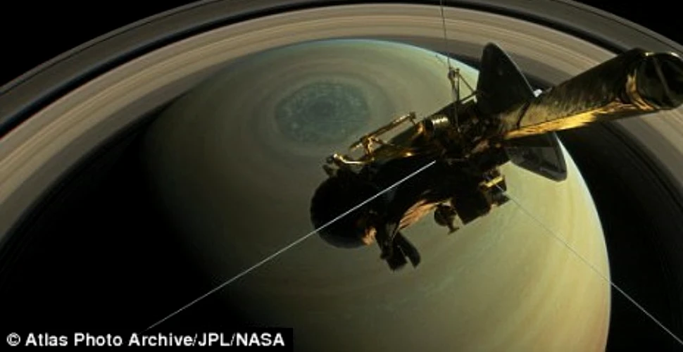 FOTO. Aflată în ultima etapă a fascinantei sale misiuni, sonda spaţială Cassini a realizat imagini impresionante cu Titan, cel mai mare satelit a lui Saturn