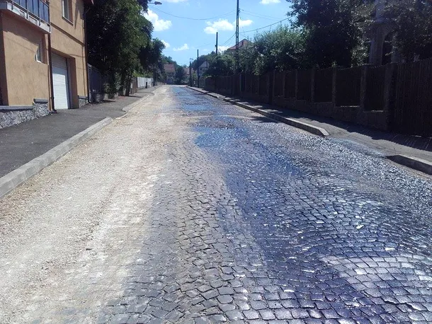 Strada pavată pe vremea lui Carol I, pe care localnicii din Curtea de Argeş nu o vor asfaltată