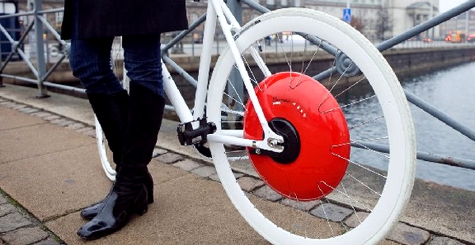 Roata care-ti face bicicleta electrica si vorbeste cu iPhone-ul