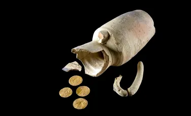 Un mic tezaur de  monede din aur, descoperit în Ierusalim