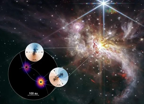 Astronomii au descoperit două stele care au format un sistem binar cu doar 60 de ani în urmă