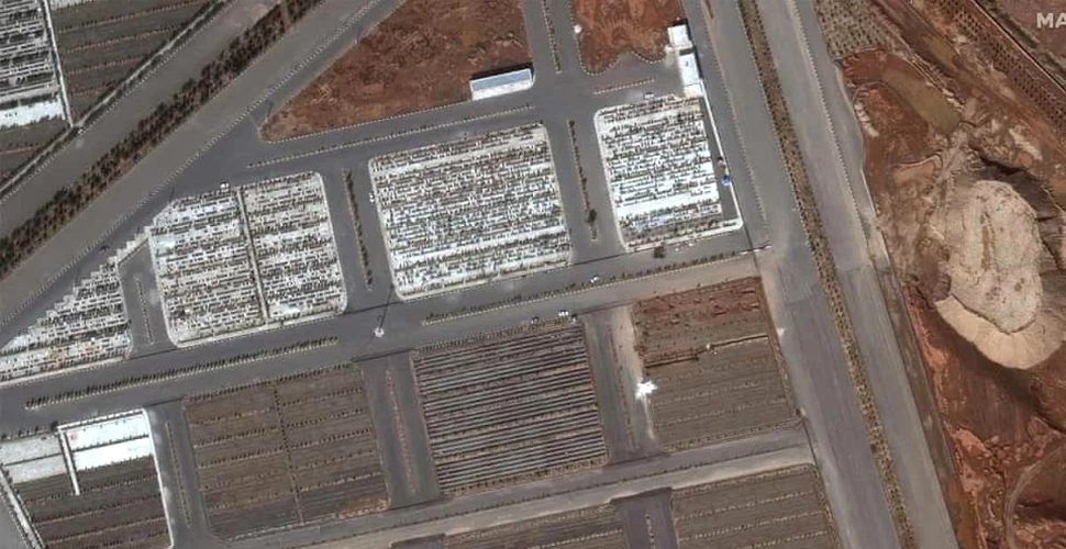 Cimitire extinse şi gropi comune în Iran în plină criză de coronavirus. Imagini din satelit