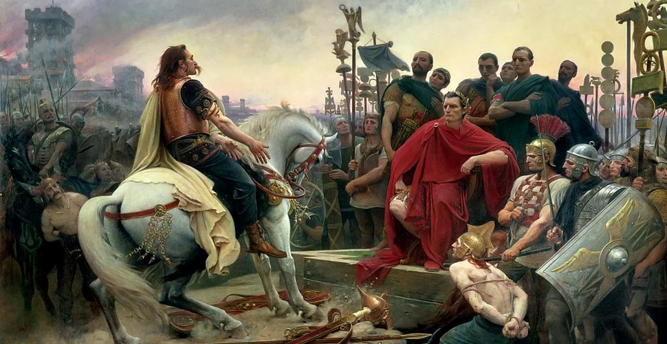Înfrângerea lui Iulius Cezar la Gergovia în faţa lui Vercingetorix, una dintre puţinele din cariera militară ilustră a comandantului roman