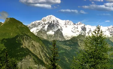 Unul dintre cei mai mari munţi din Europa a scăzut în înălţime