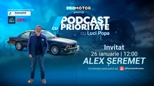 Alex Șeremet, la „Podcast cu Prioritate” #90 by ProMotor: despre mașini cu poveste, colecția lui Ion Țiriac și România la Dakar 2026