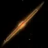 Telescopul ALMA dezvăluie nori moleculari giganți pe întregul disc al unei galaxii bizare