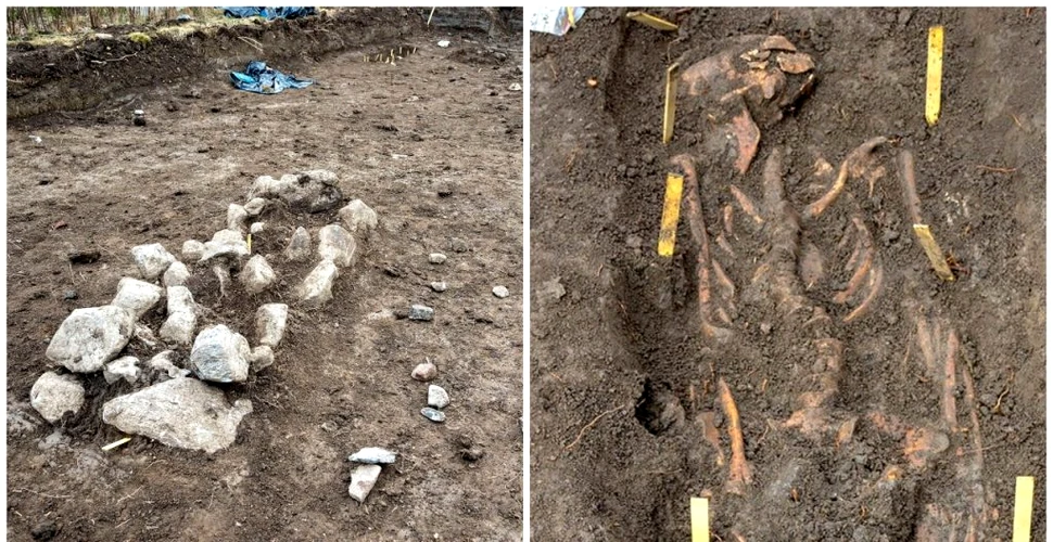 Scheletele unor gemeni vikingi, descoperite în morminte creștine din Suedia