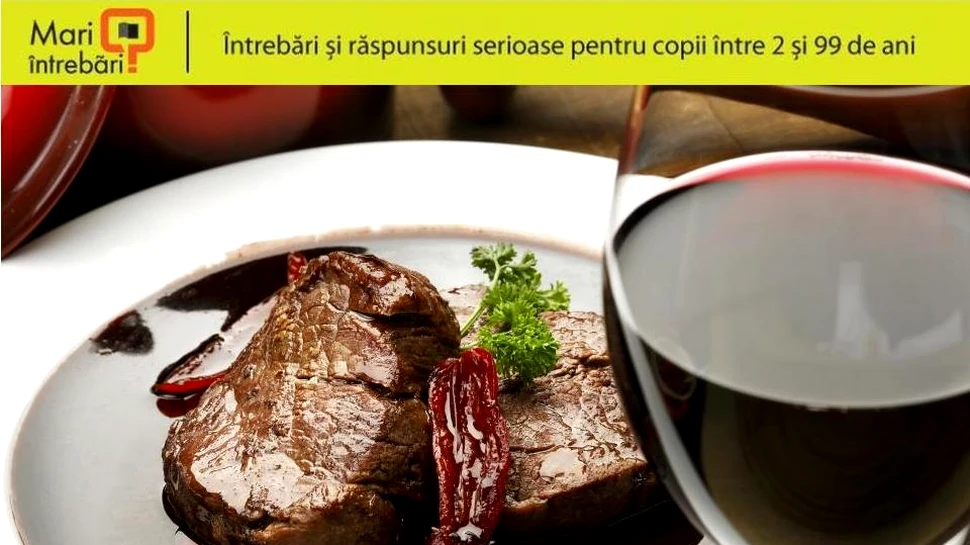 De ce merge excelent friptura cu un pahar de vin roşu?