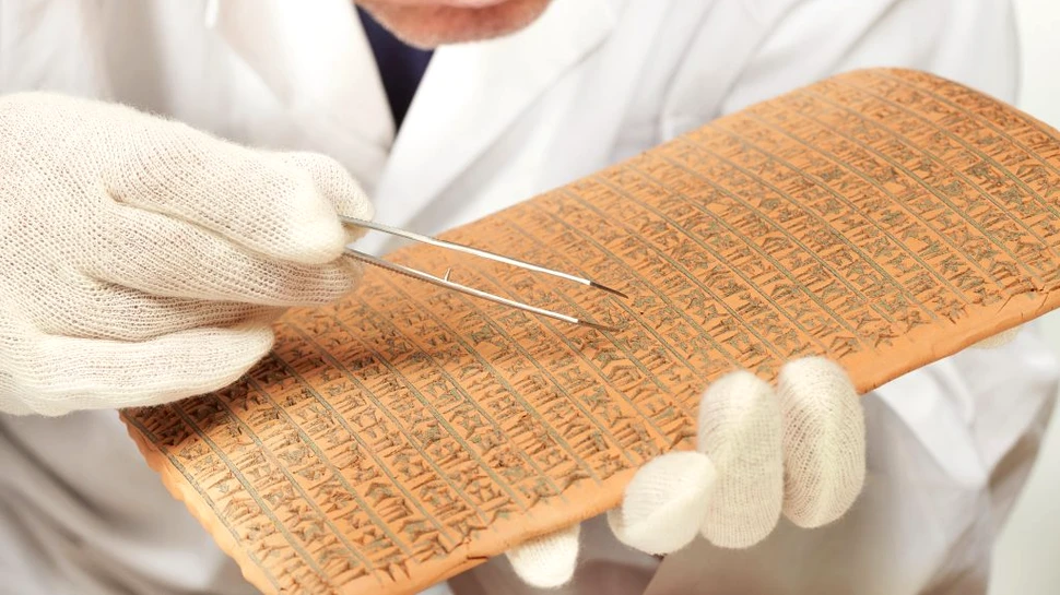 O tăbliță veche de 3.700 de ani conține cel mai vechi exemplu cunoscut de geometrie aplicată