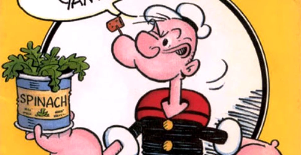Te pomeneşti că Popeye avea dreptate: spanacul chiar stimulează activitatea musculară!