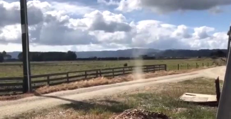 „Diavolul Tazmanian”: Fenomen meteo inedit filmat în Noua Zeelandă