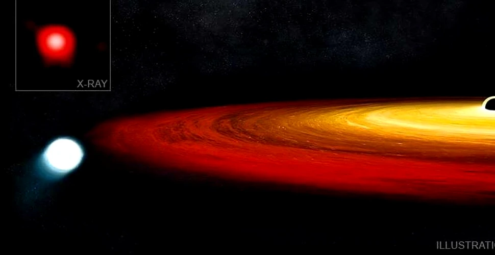 Astronomii au surprins o gaură neagră care a devorat atmosfera unei stele, lăsând în urmă doar nucleul acesteia