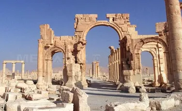 Gruparea Stat Islamic a distrus Arcul de Triumf din Palmira, cunoscut sub numele de „Mireasa deşertului” şi vechi de 2.000 de ani – VIDEO