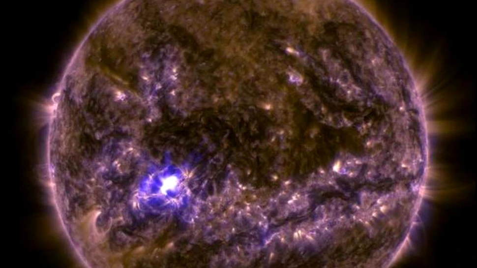 Prima explozie solară puternică din acest an. Imagini spectaculoase surprinse de NASA – VIDEO