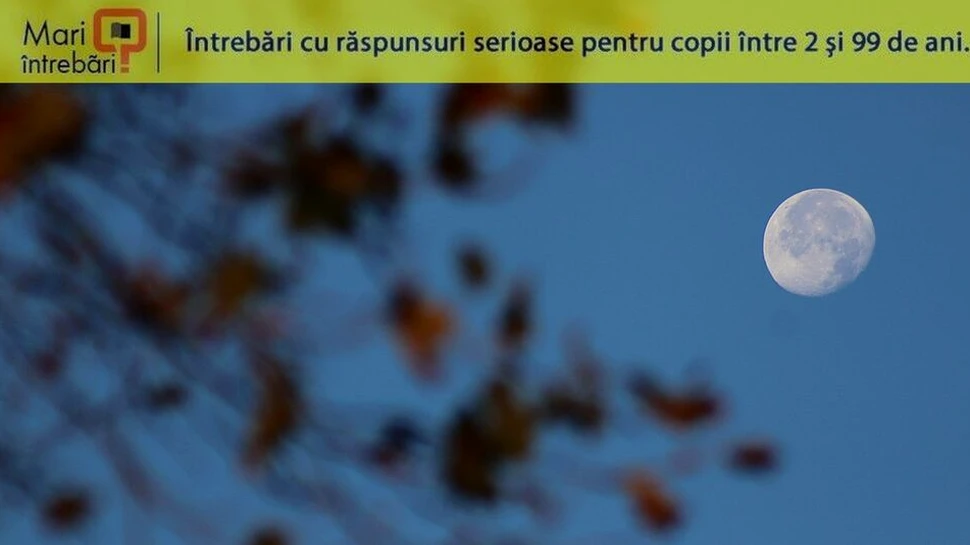 De ce uneori putem vedea Luna și ziua?