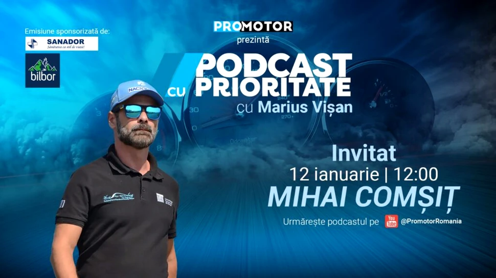 „Podcast cu Prioritate” #89 by ProMotor debutează în 2026 cu Mihai Comșiț, coordonatorul echipei BlueStreamline Formula Student