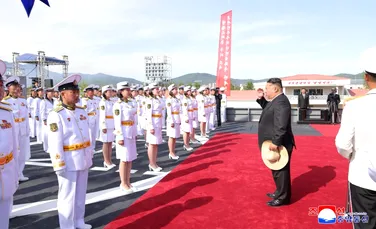 Coreea de Nord a relansat distrugătorul avariat. Anunțul făcut de Kim Jong Un