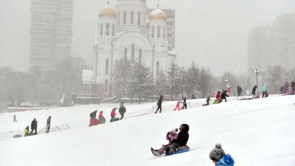 Au fost înregistrate minus 50 de grade Celsius în Siberia