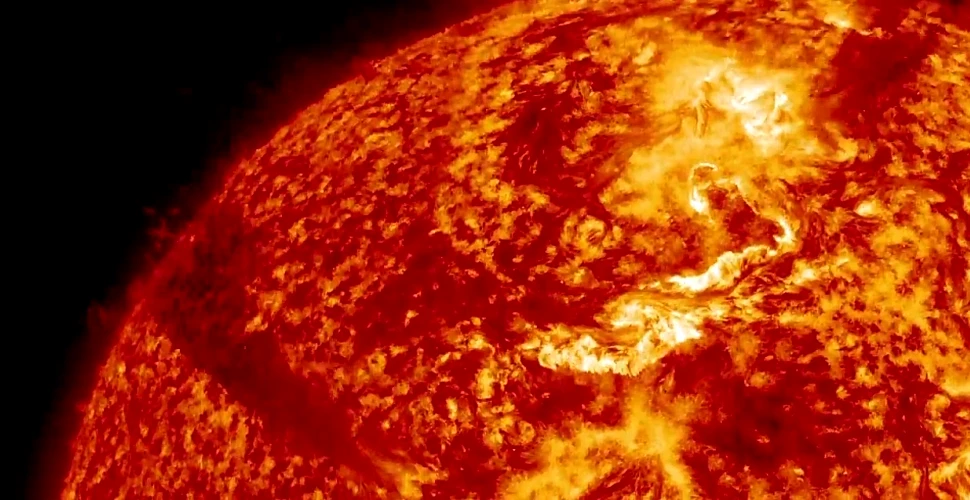 „Canionul de foc” – cele mai spectaculoase imagini capturate de NASA pe suprafaţa Soarelui (VIDEO)