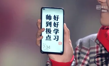 Aşa arată primul telefon Huawei cu ecran perforat