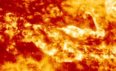 Un „vortex polar” uriaș fără precedent a avut loc pe suprafața Soarelui