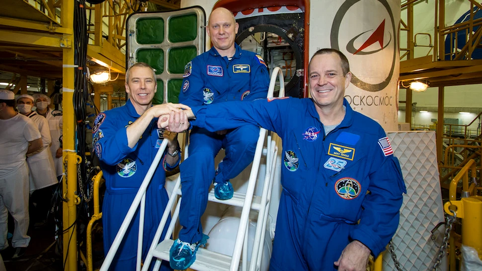 O rachetă Soyuz cu trei membri la bord va fi lansată astăzi către Staţia Spaţială Internaţională