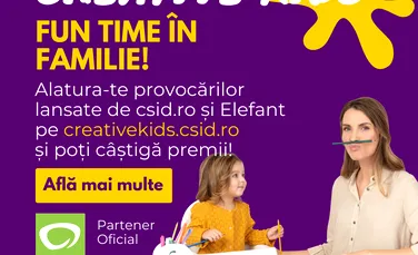 Copiii creativi pot câştiga premii de 1 iunie, oferite de elefant.ro!