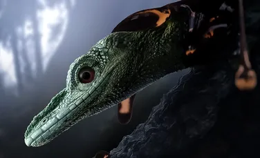 O „bestie bizară”, blocată în chihlimbar milioane de ani, este o reptilă cu adevărat neobișnuită