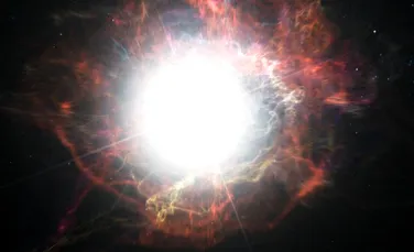 Explozia unei supernove aflate la milioane de ani lumină de Pământ a putut fi captată, în premieră, de către cercetători