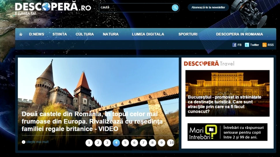 DESCOPERA.ro, număr record de vizitatori