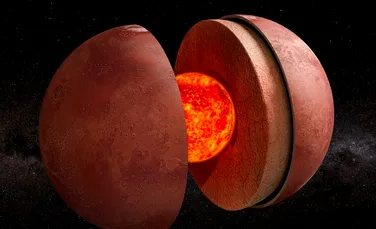Marte are o crustă mai groasă decât cea a Pământului și o sursă de căldură radioactivă