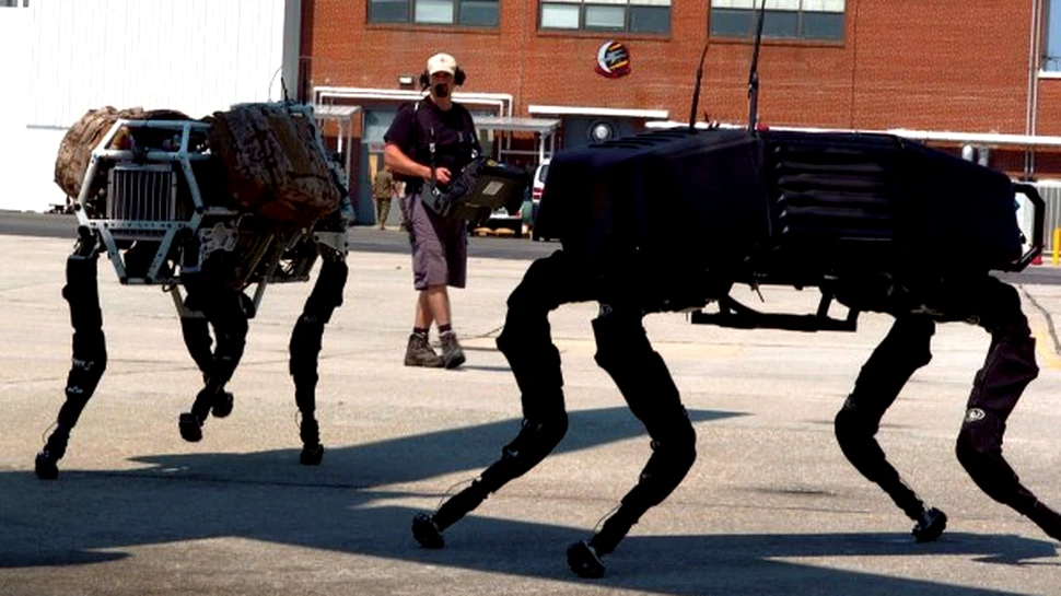 Robotul patruped, noul caine de razboi