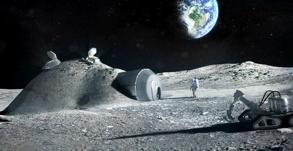 Colonie umană pe Lună, construită cu ajutorul imprimantelor 3D. Proiectul ambiţios al ESA (FOTO)