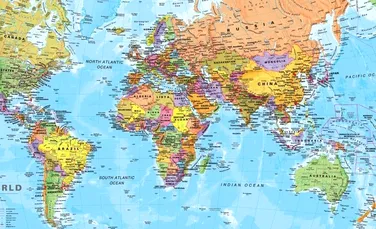 Cum ar arăta harta globului pământesc dacă fiecare ţară s-ar pune în centrul lumii – GALERIE FOTO