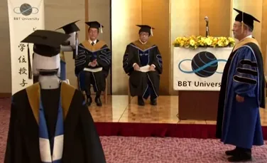 Roboţii au înlocuit studenţii la o ceremonie de absolvire, în Japonia