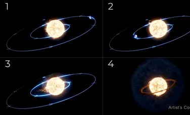 Telescopul Spațial James Webb a observat o planetă înghițită de o stea