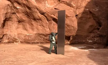 Un monolit misterios, descoperit în deșertul din SUA: „Cel mai bizar lucru pe care l-am văzut vreodată”